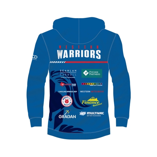 Western Warriors Merchandise - Hoodie Standard Back