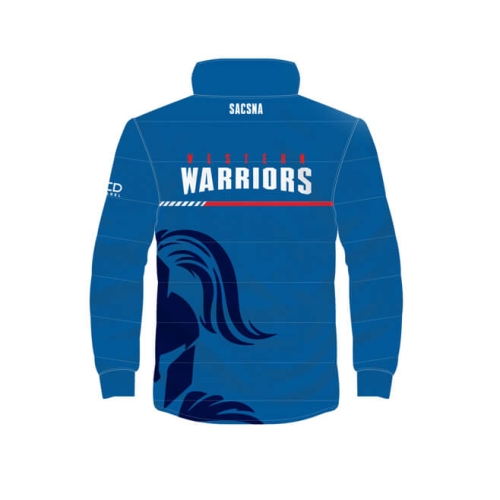 Western Warriors Merchandise - Soft Shell Sports Jacket Back
